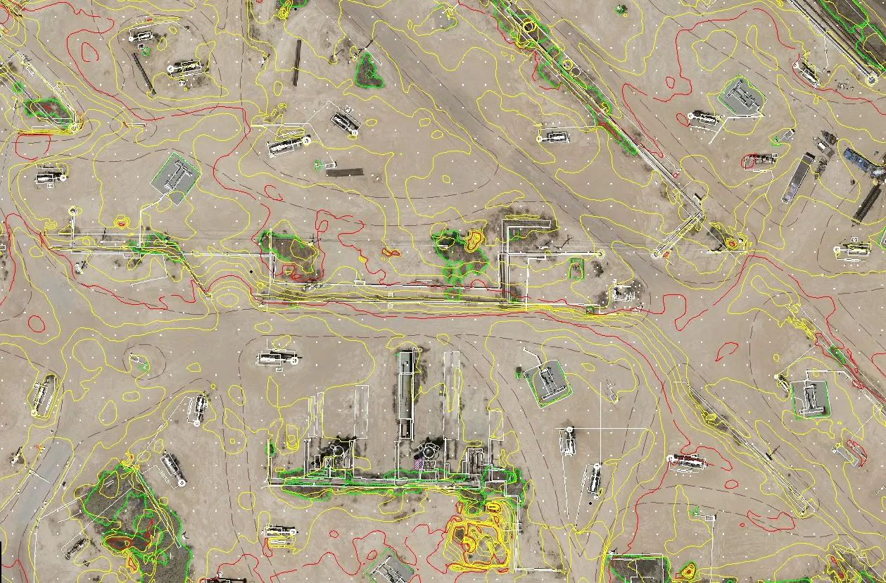 Aerial orthophoto map of Belridge Oil Fields, Kern County, CA