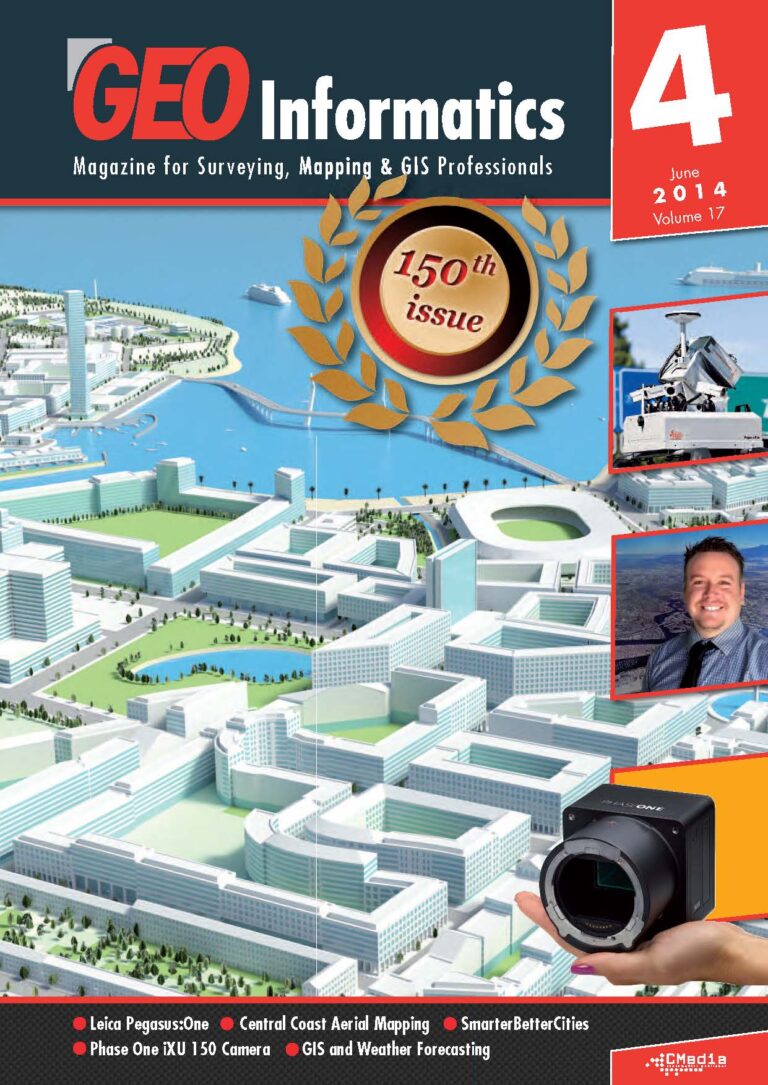 GeoInformatics magazine, issue 4 (2014), cover