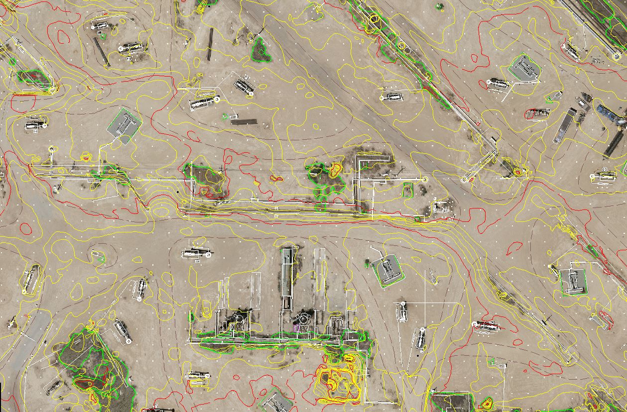 Aerial orthophoto map of Belridge Oil Fields, Kern County, CA