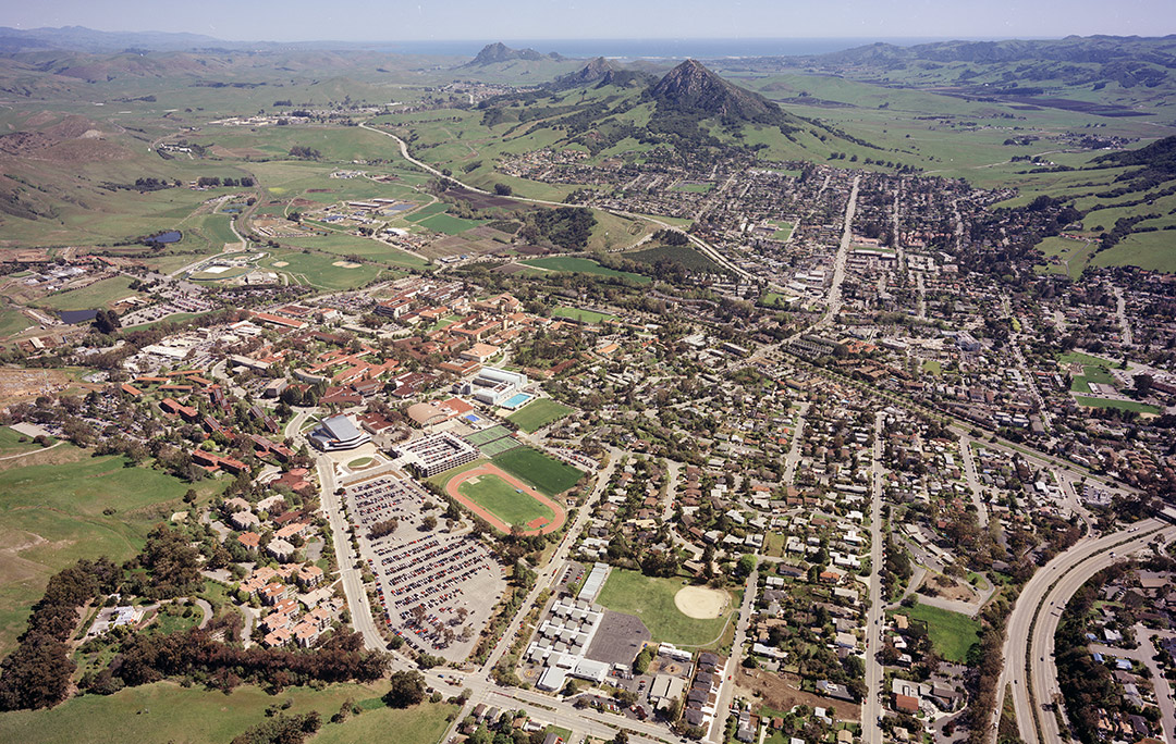 Aerial orthophoto map of San Luis Obispo, San Luis Obispo, CA
